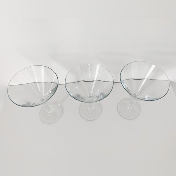 Vintage Martini Glasses with Stem - Set of 3 - Picture 6 of 6